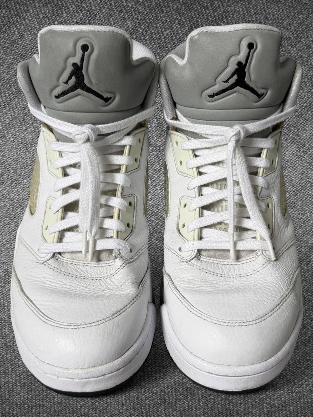 Air Jordan 5 Retro White Metallic Silver Men’s 11.5